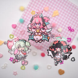 ZZZ Angels of Delusion keychains