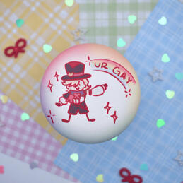 Genshin Lyney gay keychain